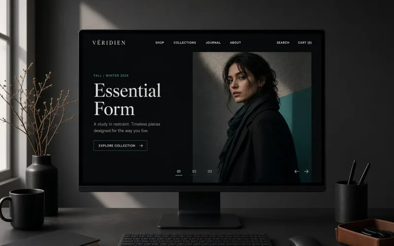 D2C Brand Website preview
