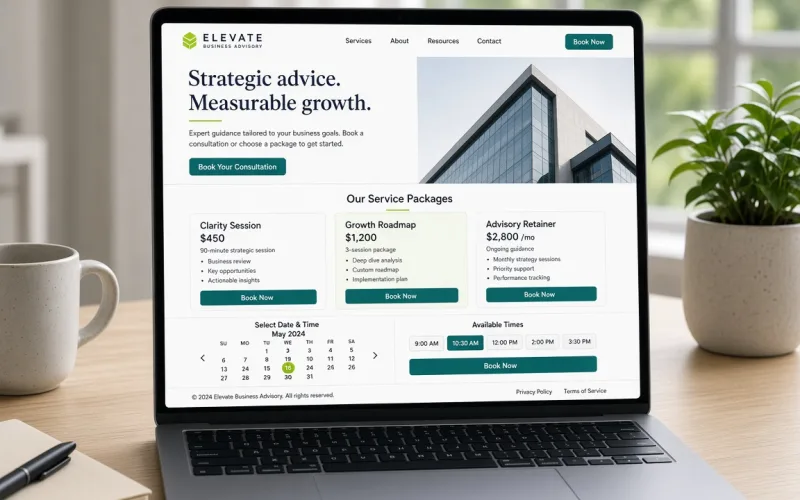 Service Business Website preview