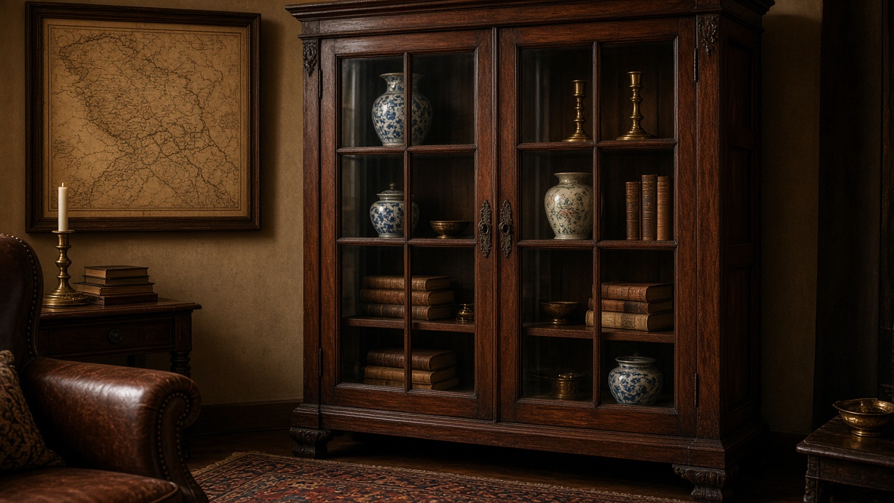 Walnut Curio